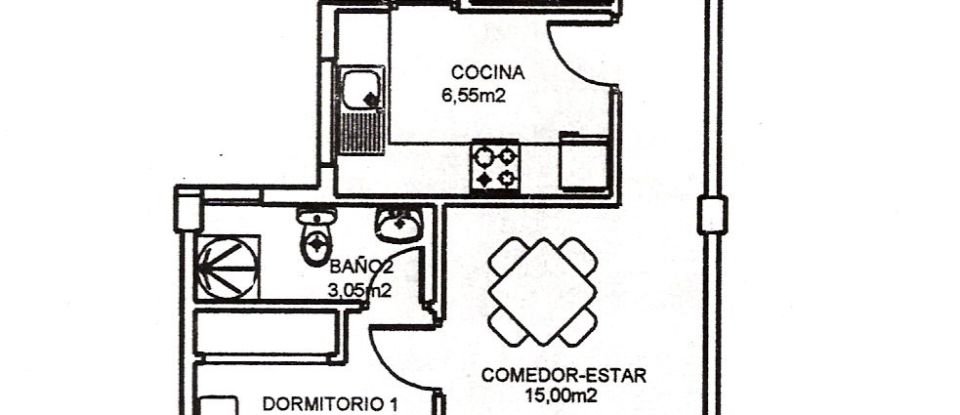 Appartement 2 chambres de 82 m² à San Miguel de Salinas (03193)