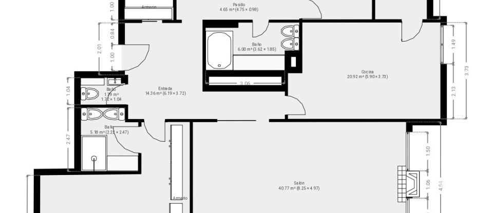 Appartement 4 chambres de 153 m² à Sant Cugat del Vallès (08173)