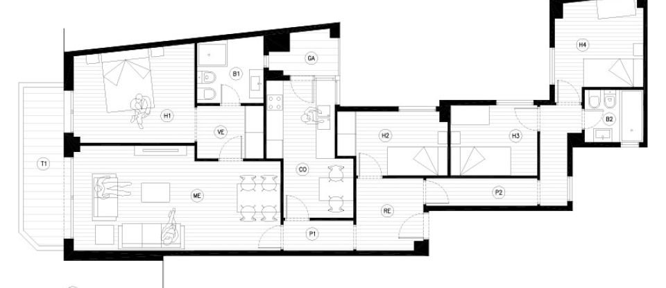 Appartement 4 chambres de 100 m² à Barcelona (08025)