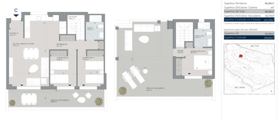 Pis 3 habitacions de 124 m² a Bahia Dorada (29693)