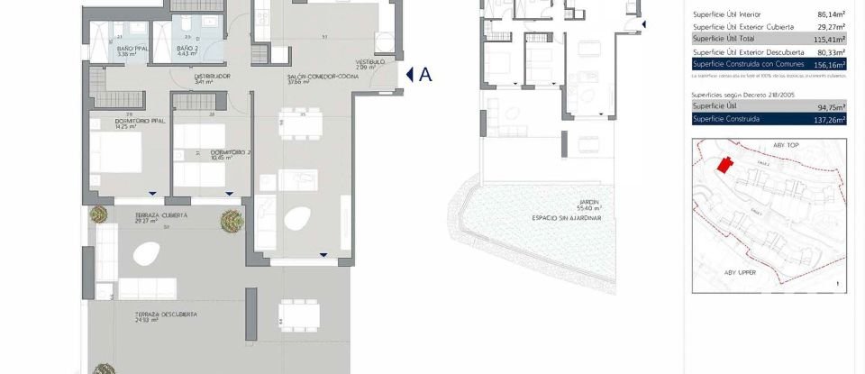 Appartement 2 chambres de 103 m² à Bahia Dorada (29693)