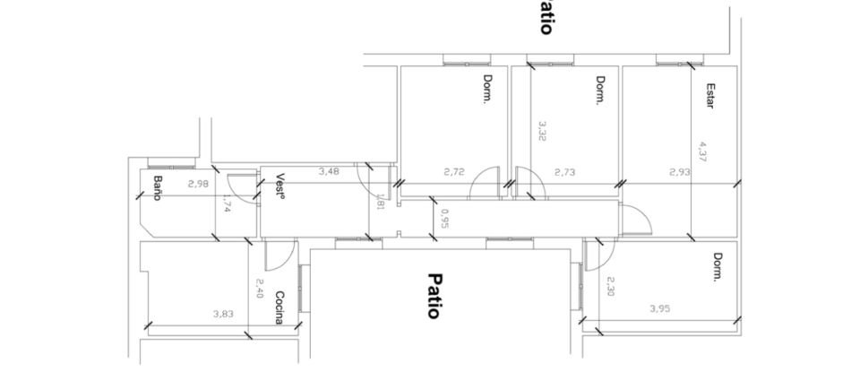 Piso 3 habitaciones de 83 m² en Bilbao (48010)