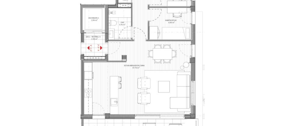 Apartment 4 bedrooms of 104 m² in Cerdanyola del Vallès (08290)