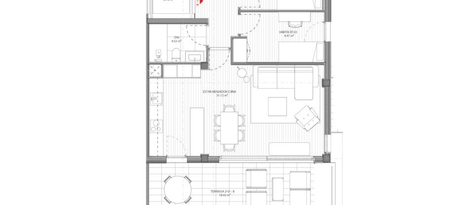 Apartment 3 bedrooms of 92 m² in Cerdanyola del Vallès (08290)