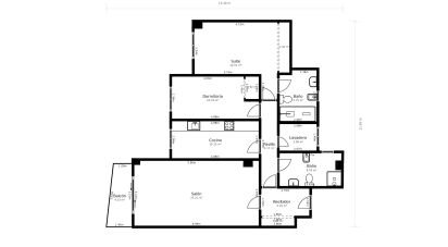 Pis 2 habitacions de 93 m² a Castellón de la Plana/Castelló de la Plana (12004)