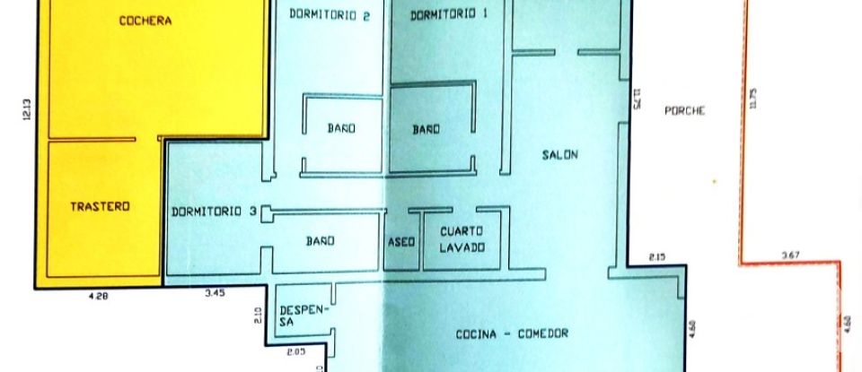 Casa 5 habitacions de 385 m² a Partida Las Bayas (03292)